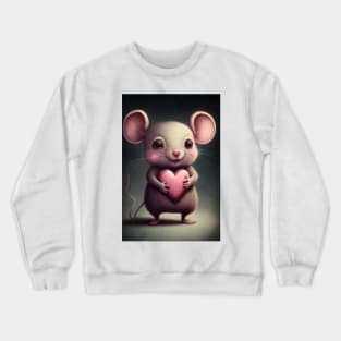 Valentine Mouse Crewneck Sweatshirt